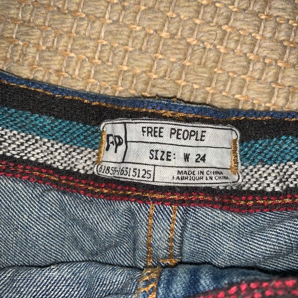 Free people tribal print denim shorts - Picture 4 of 4
